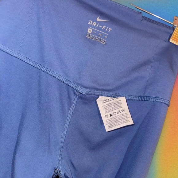 Nike Dri-FIT Blue Leggings - Picture 4 of 5